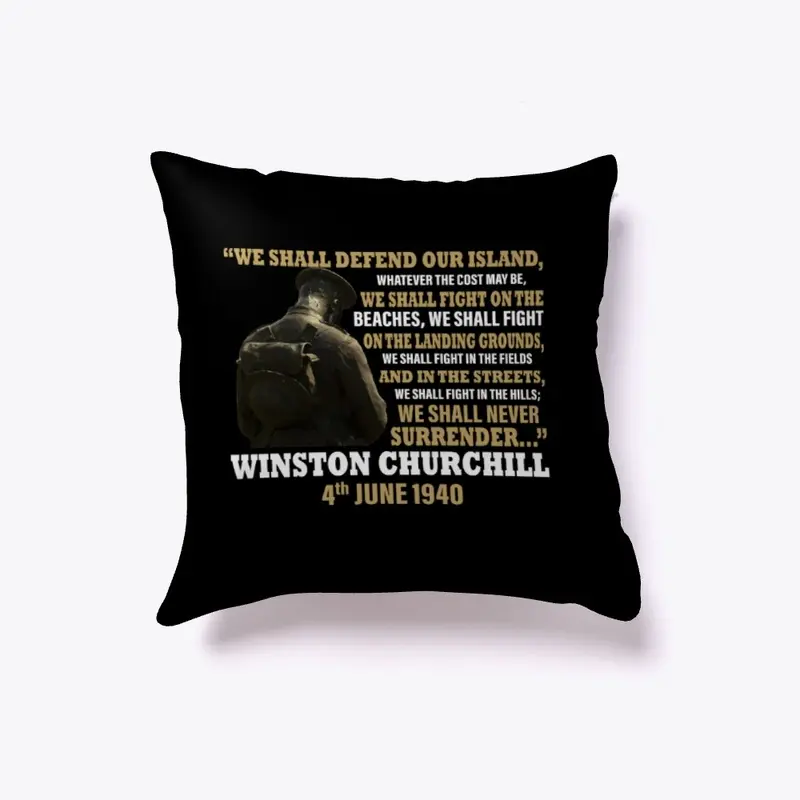 Winston Churchill Never Surrender Tee